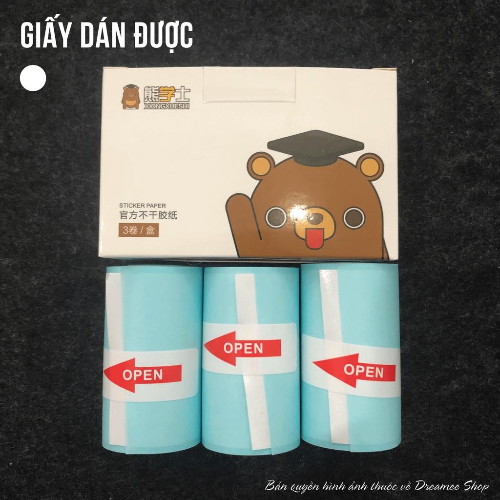 Giấy in nhiệt K57 - Giấy in Bill, Hóa đơn K57 cho máy in Peripage, Paperang, Con mèo