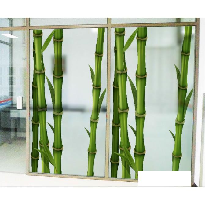 Decal Dán Kính Cao Cấp - Cây Trúc Xanh