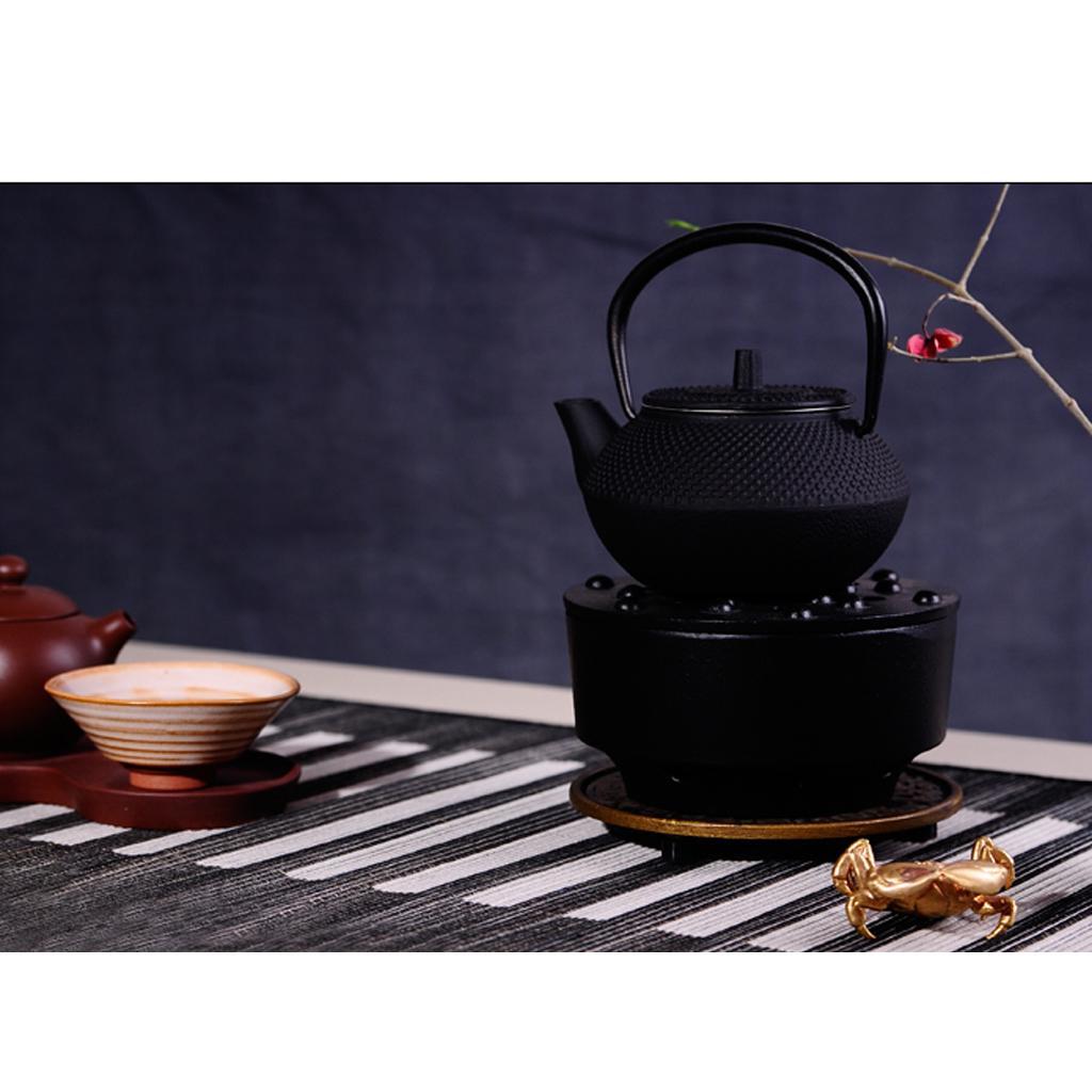 2 pieces Japanese Style Cast Iron Kettle Tetsubin Teapot Mini Tea Pot 50ml