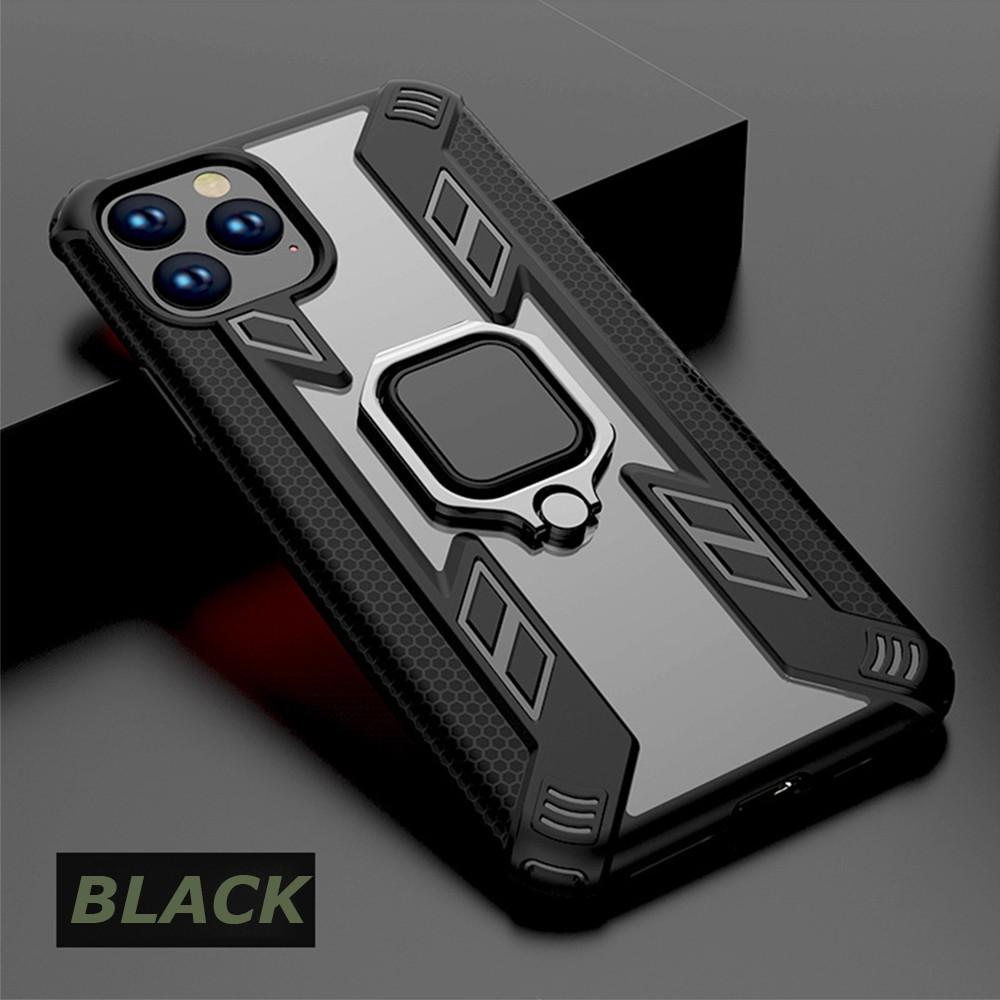 Ốp lưng cho iPhone 7 8 6 6s Plus X XR XS Max 11 Pro Max SE 2020 iRON MAN nhẫn xoay TRONG SUỐT chống sốc