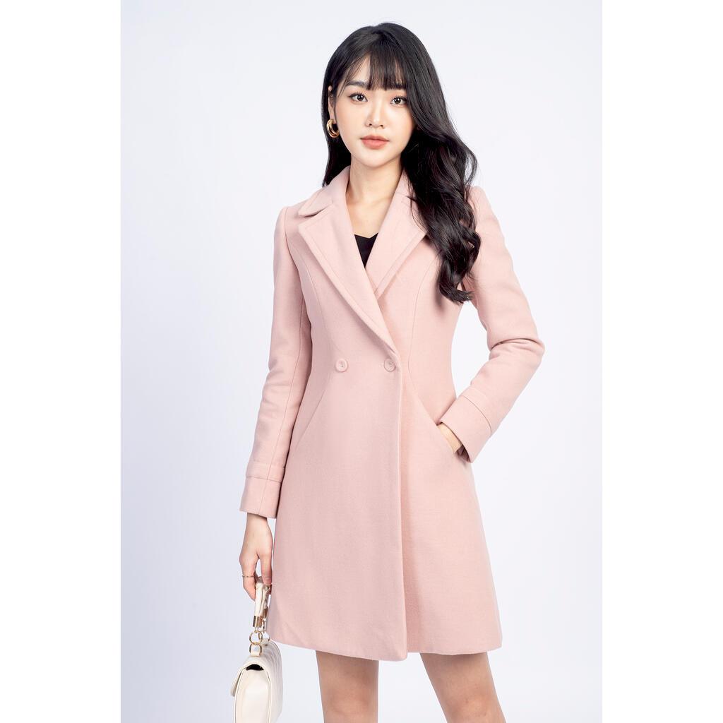 Măng tô dạ, túi chéo MMOutfit M-MT060721011
