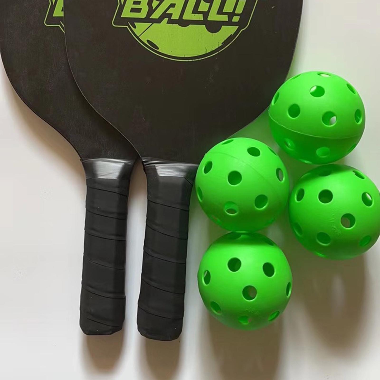 Portable Paddle Set Rackets 4 s, Honeycomb Core for Outdoor ,Men Women, Beginners