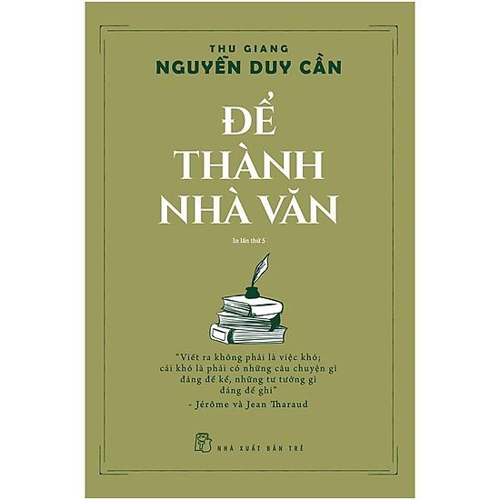 Sách Để trở thành nhà văn NXB Trẻ