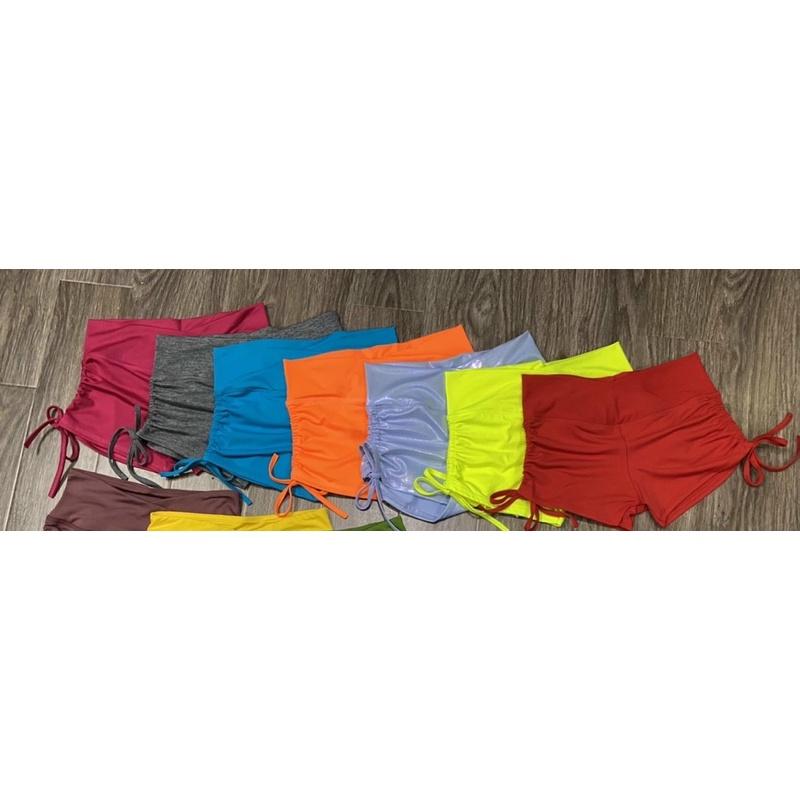 QUẦN ĐÙI RÚT DÂY CẠP V TẬP GYM, NHẢY EROBIC,ZUMBA,ĐI BIỂN. ĐI BƠI, THỂ DỤC NỮ