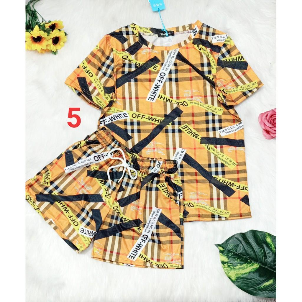 Bộ thun in 3D siêu hot - ảnh thật - 36 đến 55kg