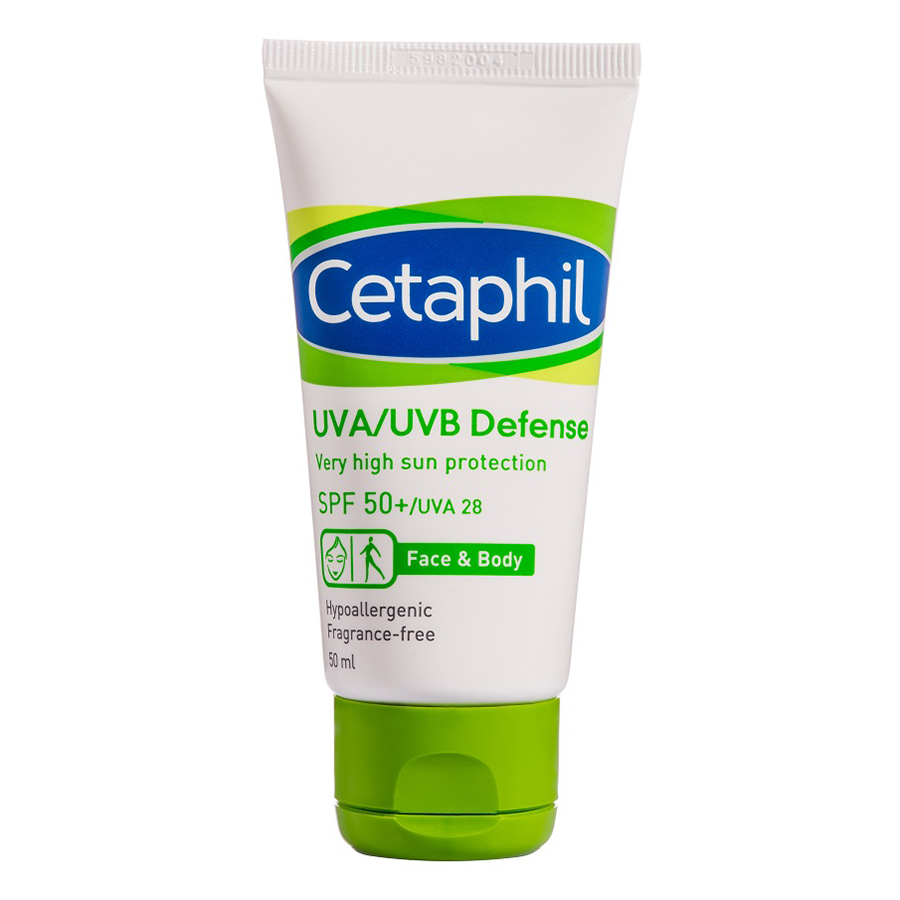 Kem Chống Nắng Cung Cấp Màng Bảo Vệ Cao Cetaphil UVA/UVB Defense Very High Sun Protection SPF50+/UVA28 (50ml)