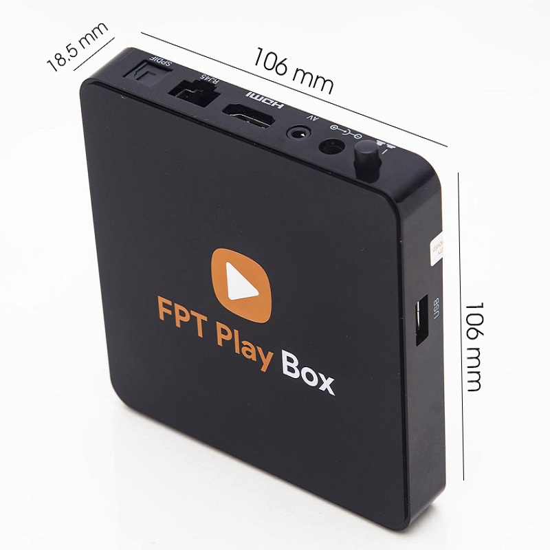 FPT Play Box 2018 (4K, Bluetooth 4.0)  tặng Gói Kênh Giải Trí 12 tháng và Gói Ngoại Hạng Anh, FA, Serie A 2018-2019 - Hàng Chính Hãng