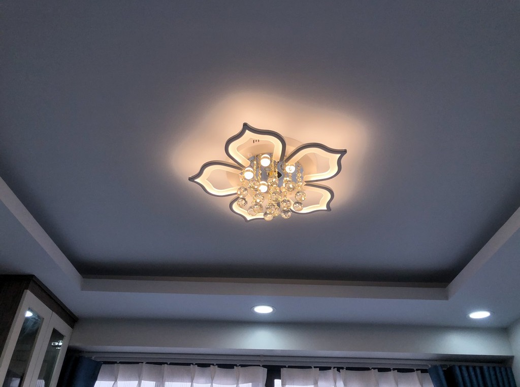 Đèn ốp trần NAVISE 5 cánh hiện đại với 3 chế độ ánh sáng trang trí nội thất hiện đại [ ẢNH THẬT 100%].