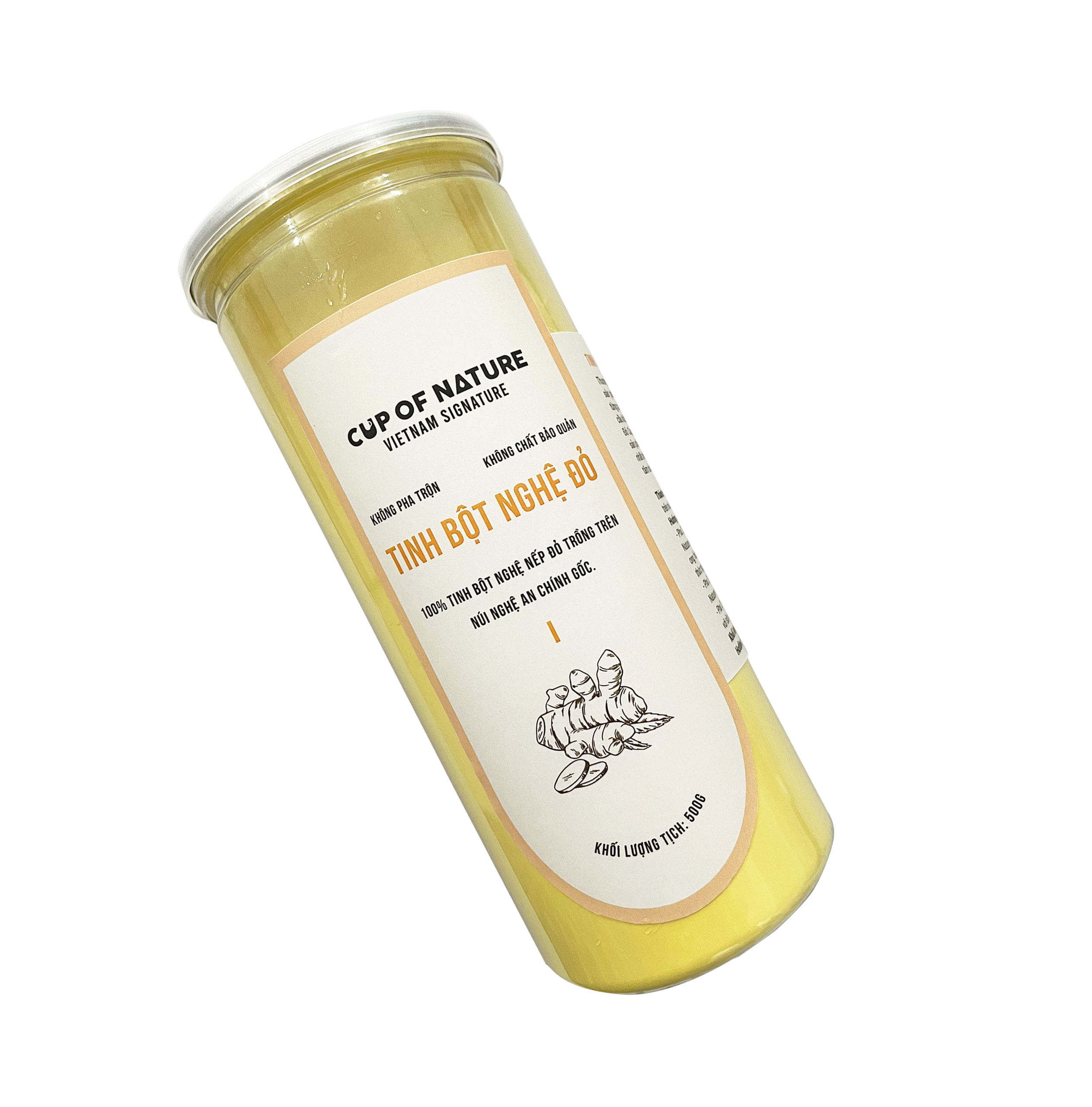 Combo 2 hộp Tinh bột nghệ đỏ Cup Of Nature nguyên chất cao cấp 500g