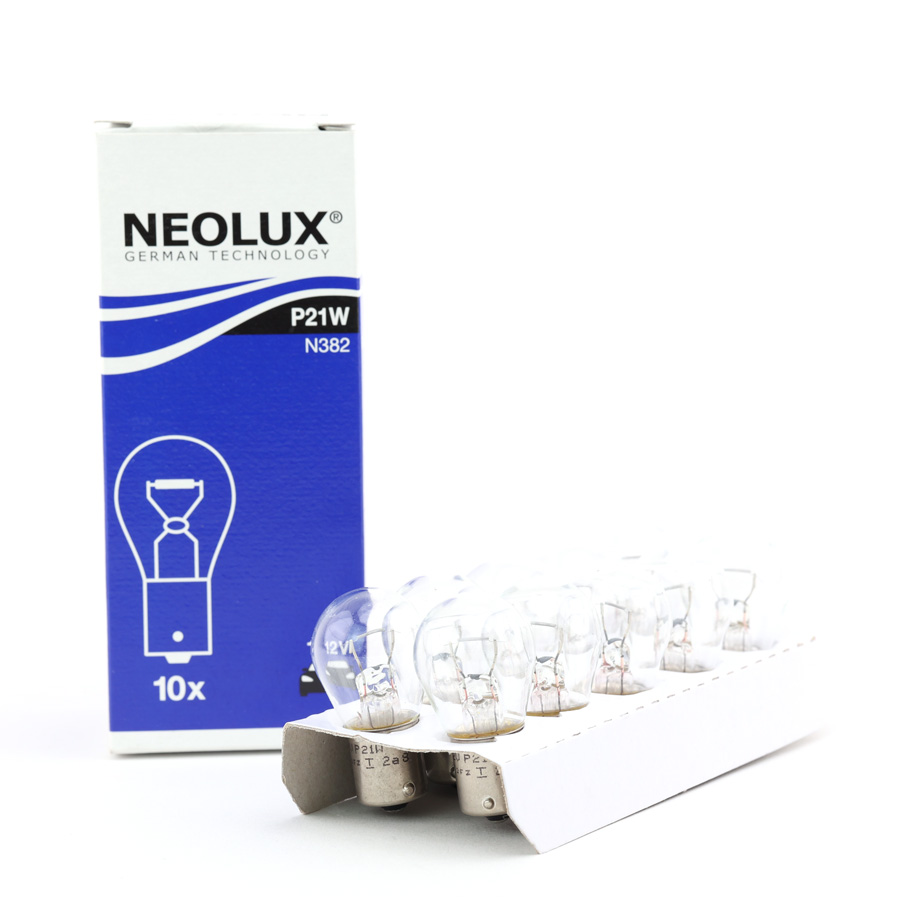 Combo 10 Bóng Đèn Sau 1 Tim OSRAM NEOLUX P21W N382 12V 21W