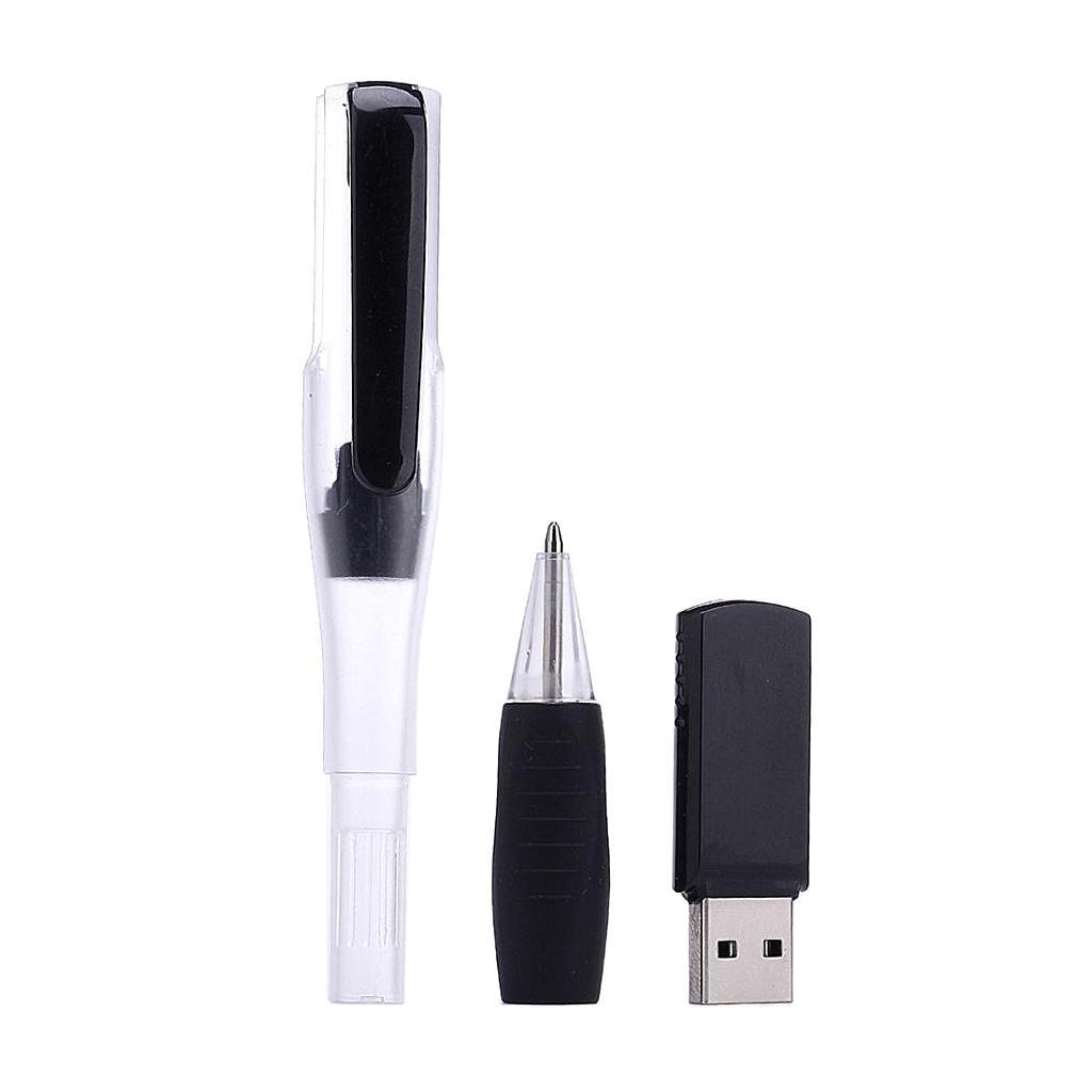 Business USB 2.0 Flash Drive, 2-in-1 Memory Thumb U Disk with Ballpoint Pen