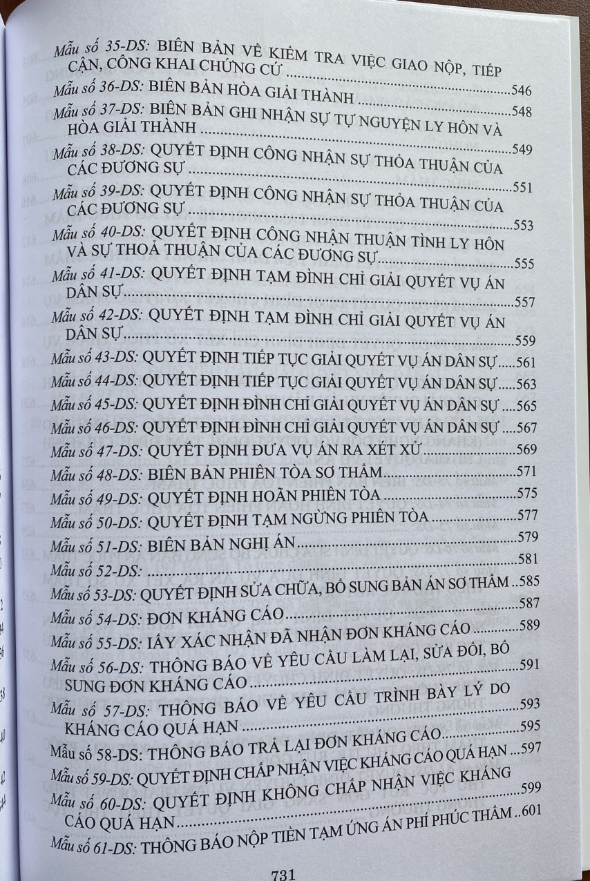 Hệ Thống Các Nghị Quyết Của Hội Đồng Thẩm Phán, Toà Án Nhân Dân Tối Cao Về Dân Sự Và Tố Tụng Dân Sự Từ Năm 1990 Đến 2023