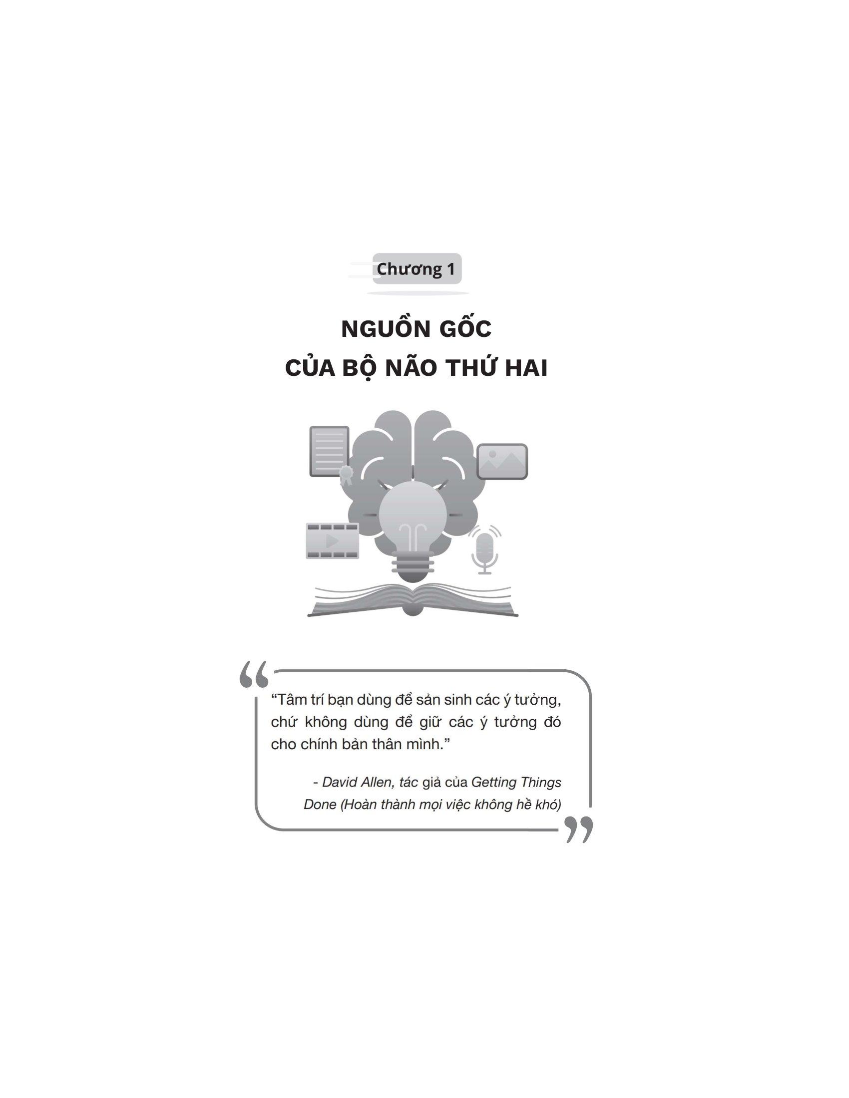Buiding A Second Brain - Thiết Lập Bộ Não Thứ Hai