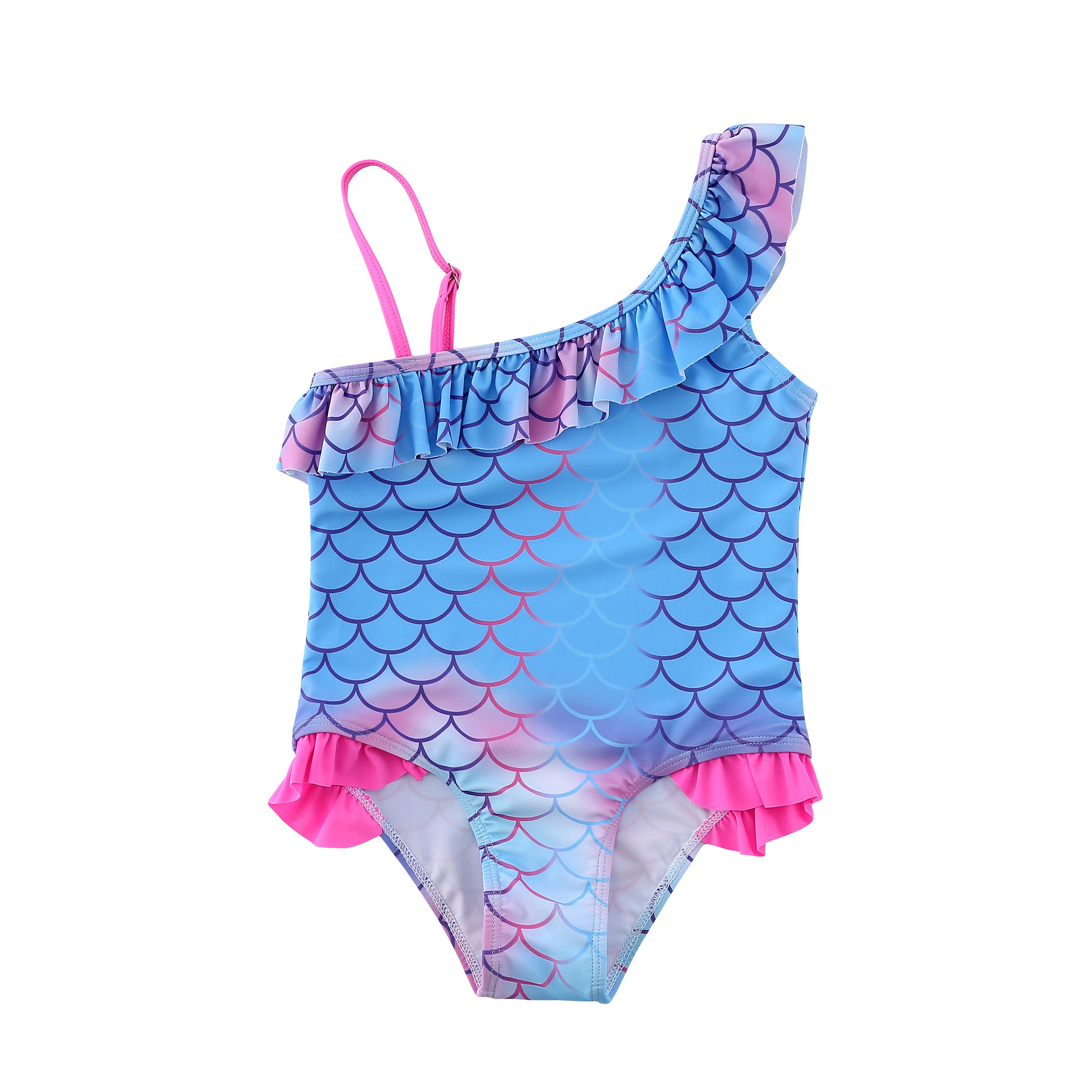 Wishere Mùa Hè Bé Gái Đồ Bơi Cho Bé Suspender Áo Bơi Một Mảnh Trẻ Em Tankini Bikini Đi Biển Thiếu Niên Trẻ Em Áo Tắm