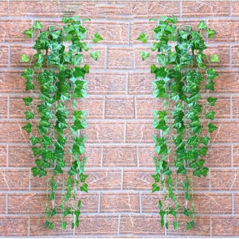 Rủ lá thường xuân treo tường dài 1m- Hoa vải lụa