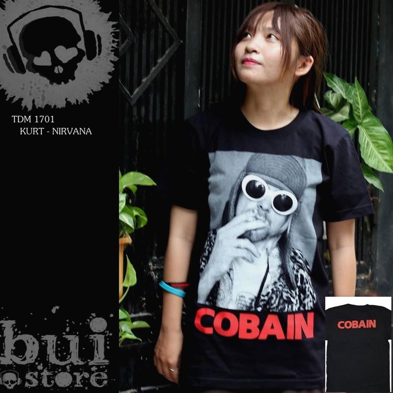 Áo Rock band tee phông / thun Nirvana - Kurt Cobain TDM 1701