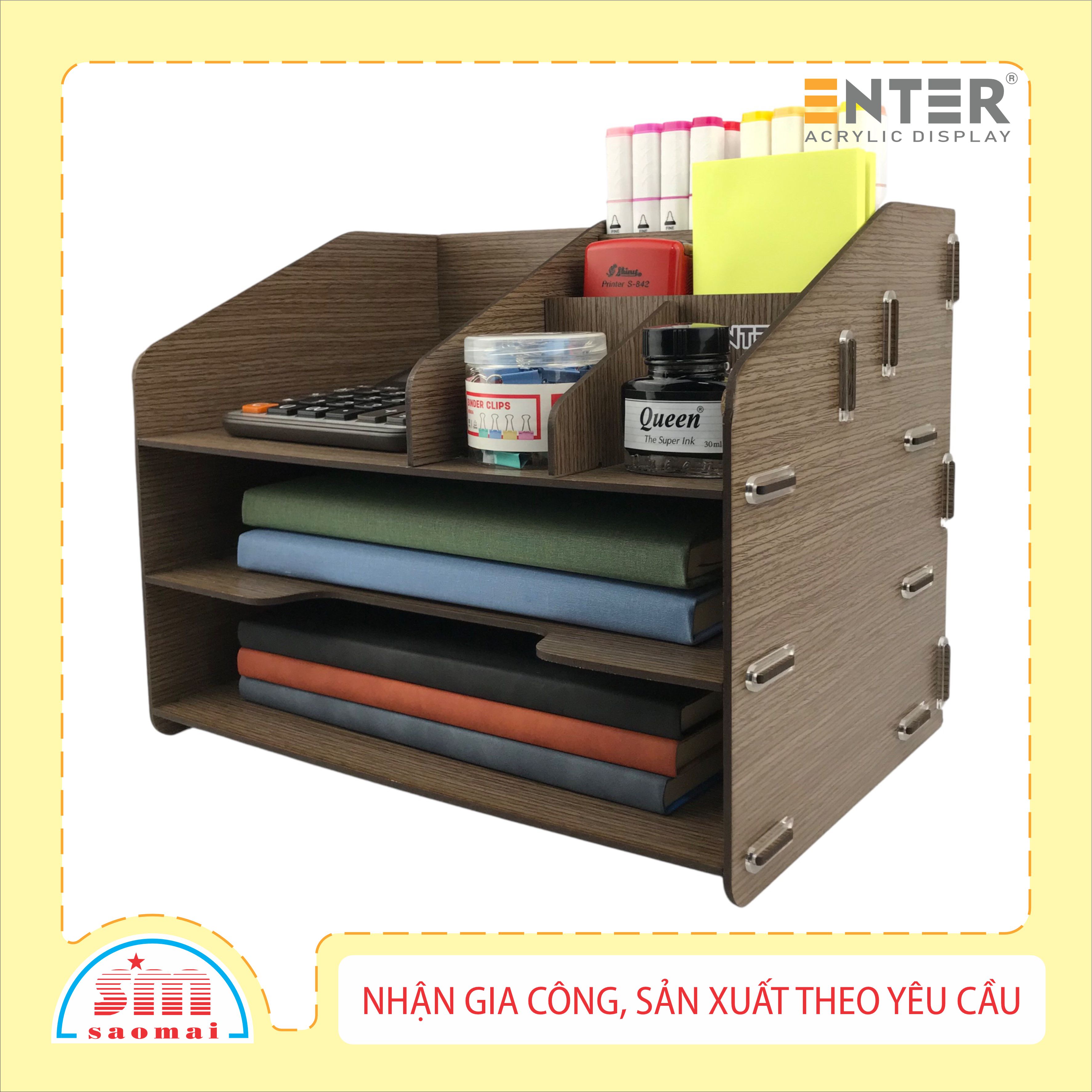 Kệ hồ sơ gỗ Enter KG065 lắp ráp