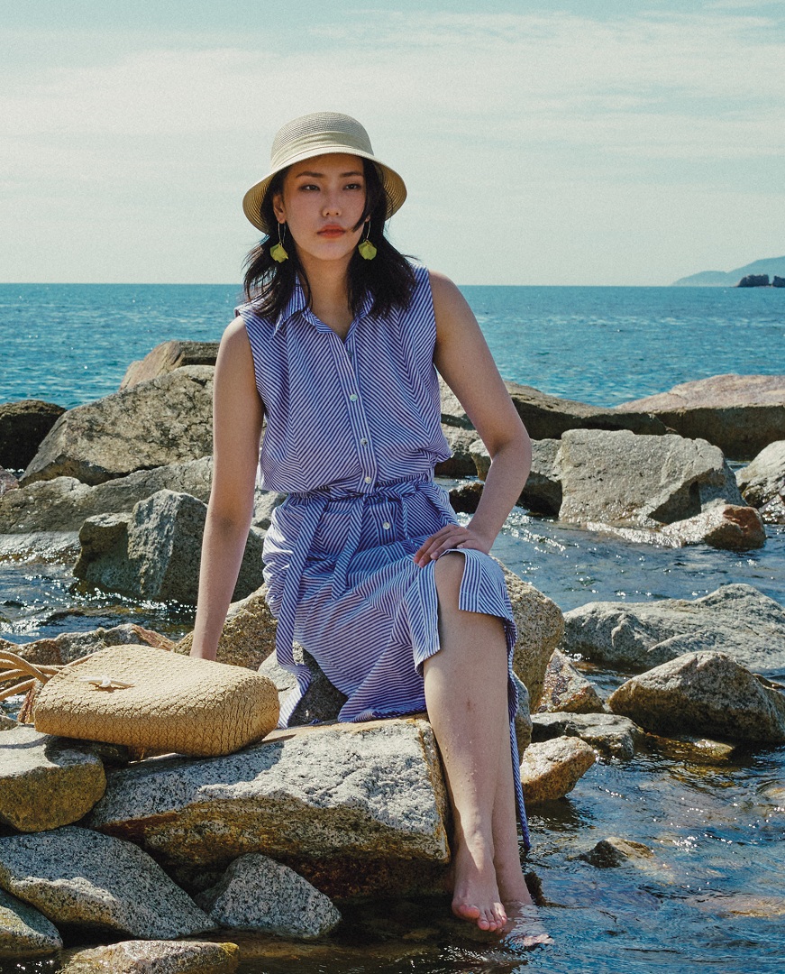 Áo Croptop Linen Tuyền TOP224 thời trang thiết kế Hity