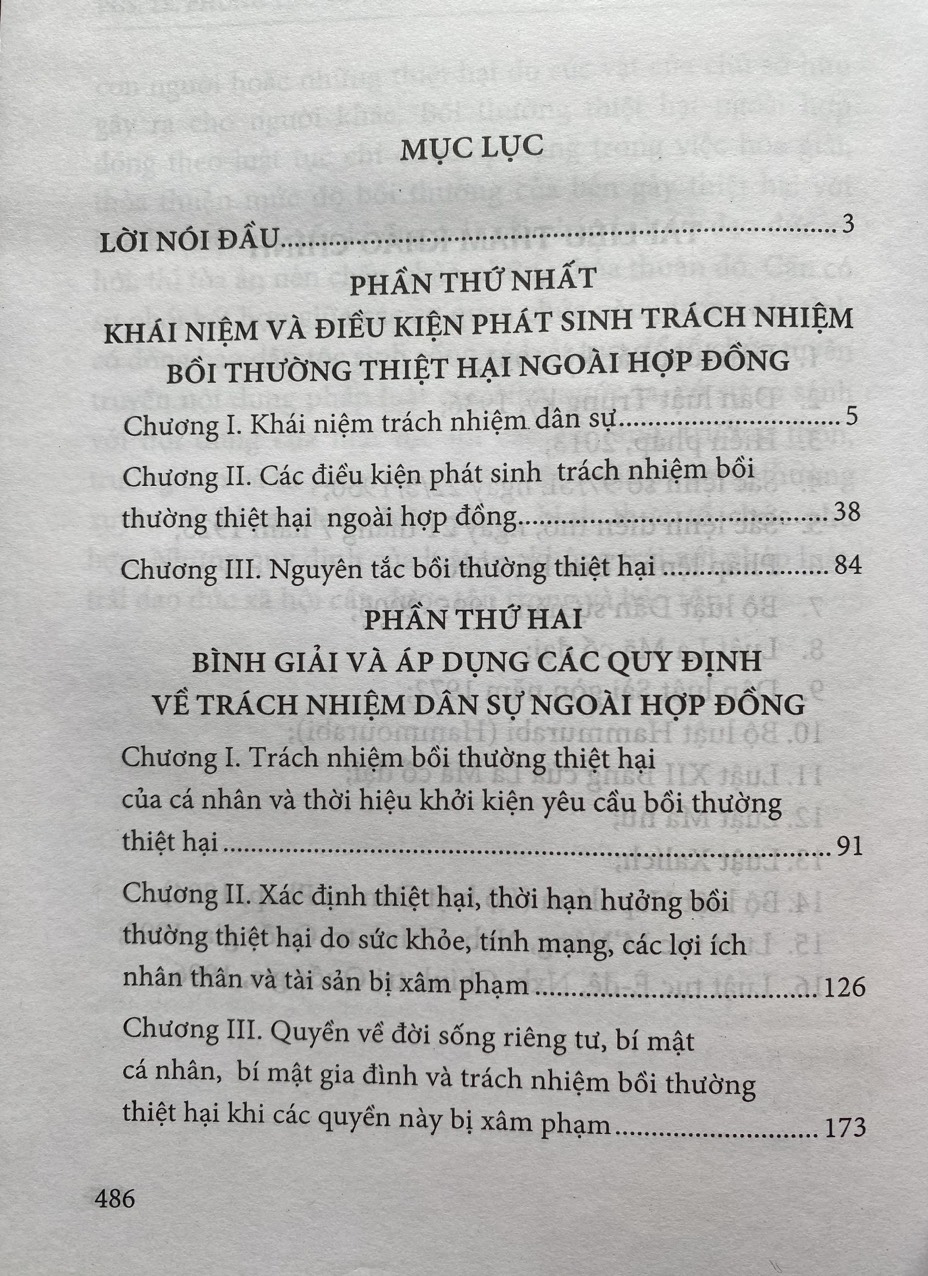 Luật Dân sự Việt Nam - Trách nhiệm bồi thường thiệt hại ngoài hợp đồng