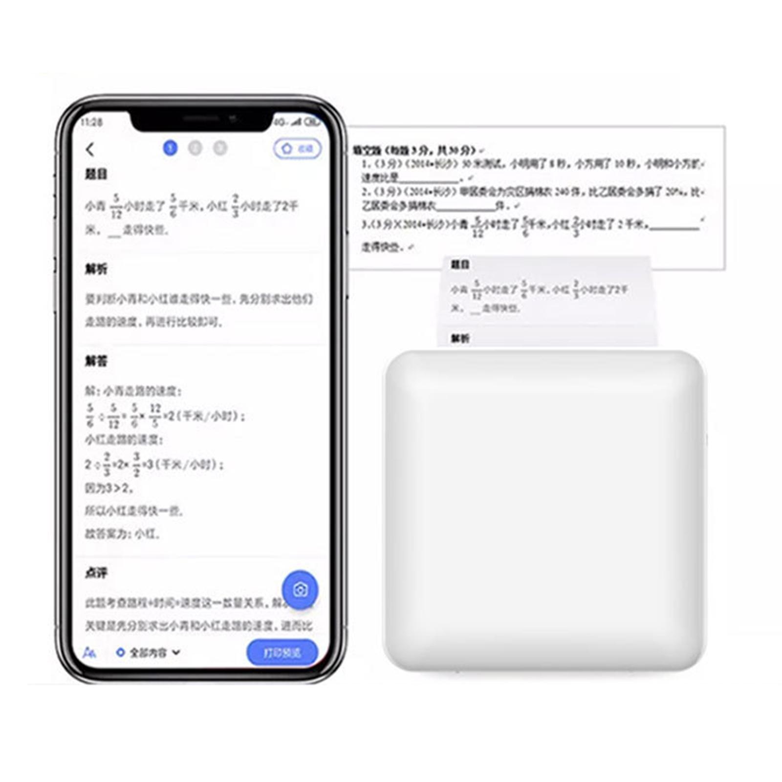 Mini Thermal  Pictures Wireless  Mobile  Gifts for Kids
