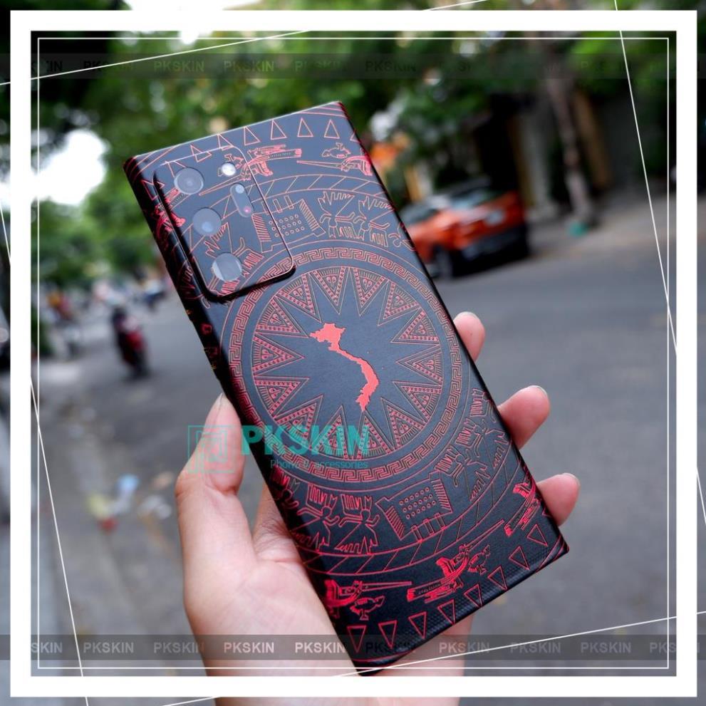 Miếng dán skin dành cho Note 20 ultra,S21 ultra,S22 ,S22 plus ,S22 ultra ,Note 10,Note 10 plus trống đồng