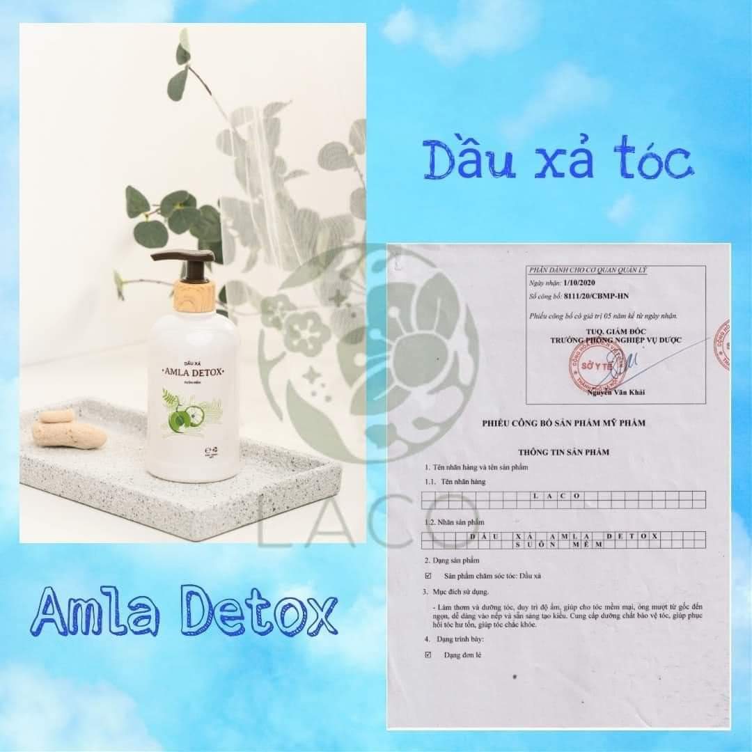 combo Gội Xả Amla DETOX [CAM KẾT CHÍNH HÃNG]