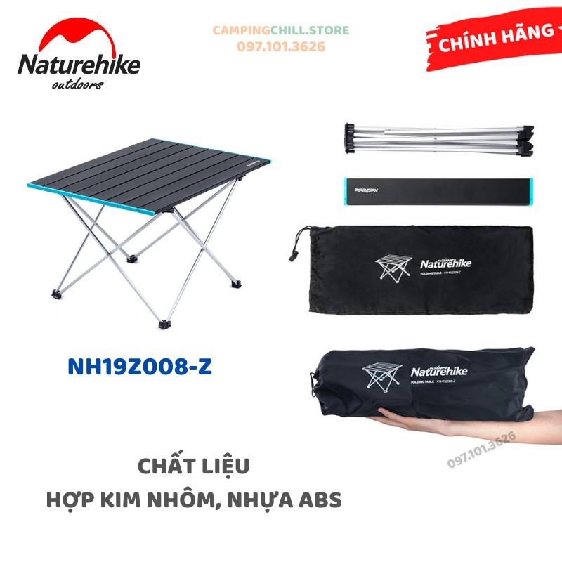 BÀN NHÔM DÃ NGOẠI GẤP GỌN NATUREHIKE NH19Z008-Z