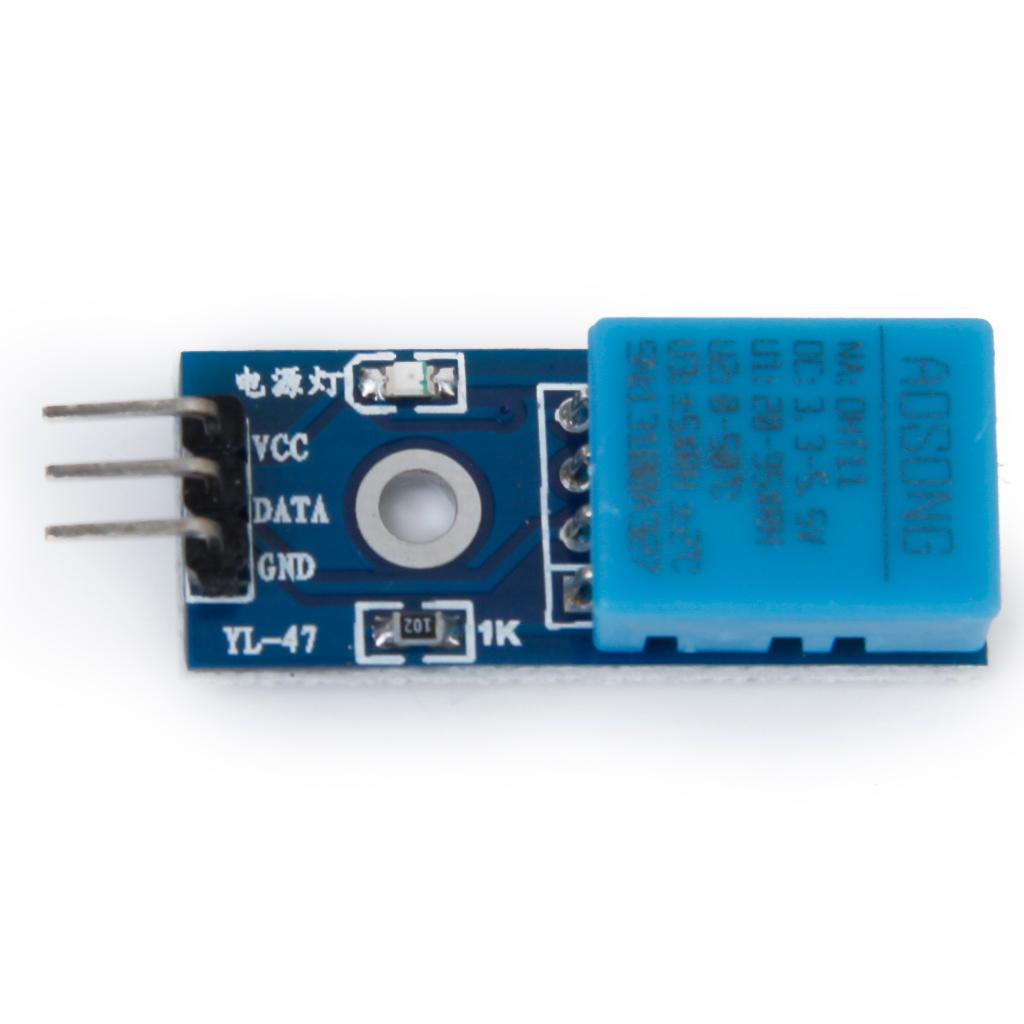 Temperature Digital 3-Pin Humidity Sensor Module Cable With Fixed Bolt Hole For