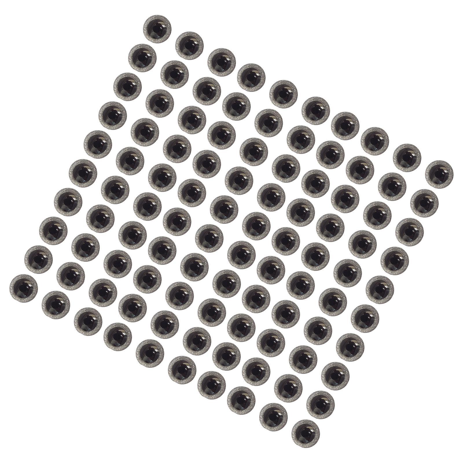 100x  Safety Eyes 3D Glitter Toy for Stuffed Doll Plush Toy Making