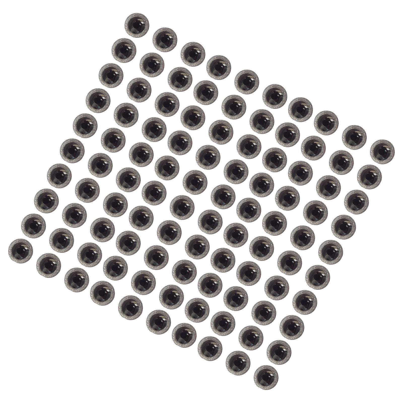 100x Safety Eyes 3D Glitter Toy for Stuffed Doll Plush Toy Making