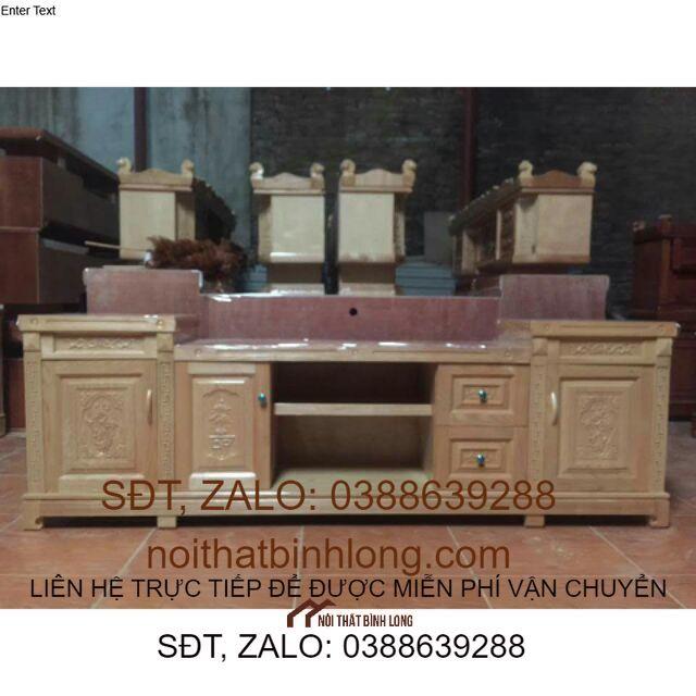 Kệ tivi sồi nga 2m