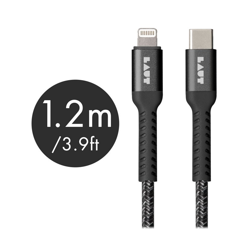 Cáp LAUT Link Tough Matter Lightning - Hàng Chính Hãng