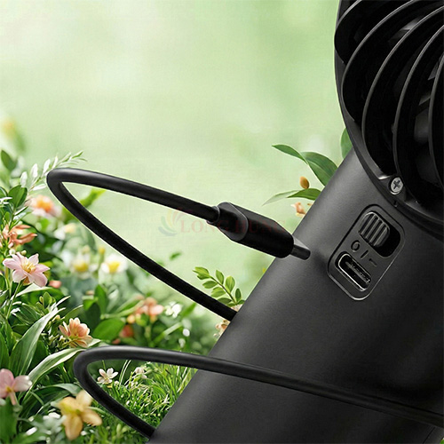 Quạt mini tích điện cầm tay Jisulife Handheld Fan Life4 3600mAh - Hàng chính hãng