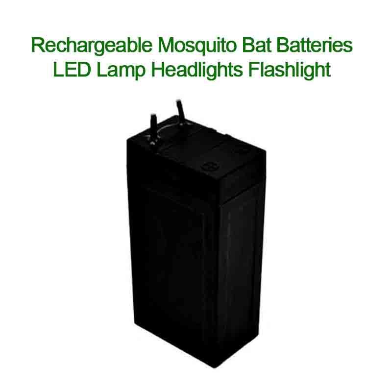 4V 1200mAh Pin Axit Chì Có Thể Sạc Lại Muỗi Bat Pin Đèn LED Đèn Pha Đèn Pin Dung Lượng Cao Batt Có Thể Sạc Lại Màu sắc: 3 cái
