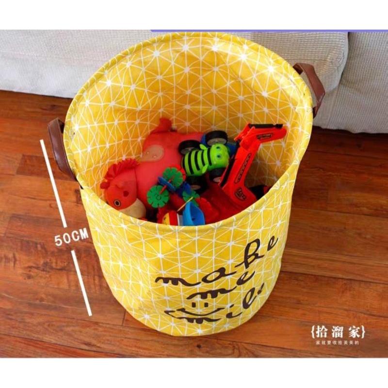 Sọt Vải / Giỏ Vải Canvas Đa Năng Đựng Đồ, Quần Áo, Đồ Chơi Chống Thấm Nước
