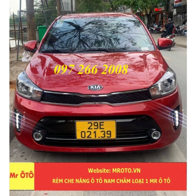 Rèm che nắng chống UV Xe Kia Soluto 2019- 2021, 2022, 2023 Hàng Loại 1 - Bảo Hành 2 Năm