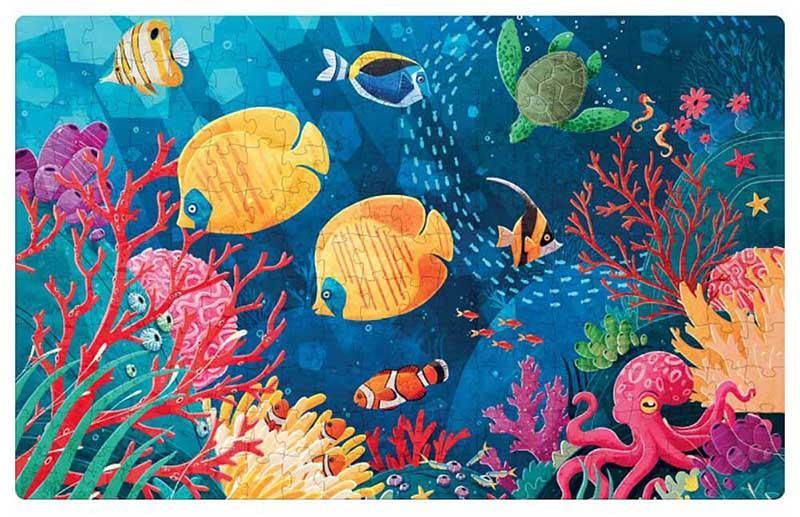 Save the Planet: Coral Reefs (Book and puzzle 220 pieces)