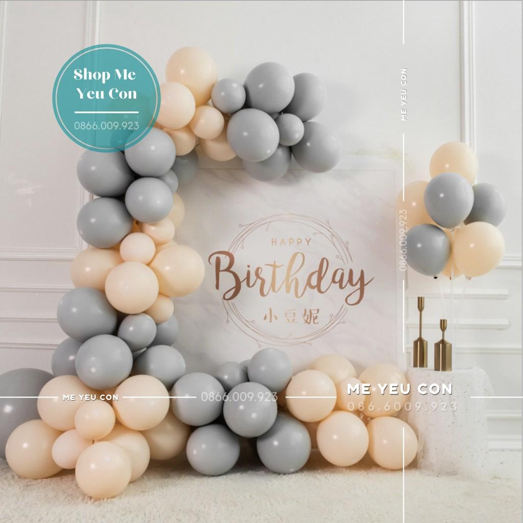 SALE Set Bóng Sinh Nhật Happy Birthday Kèm Đèn Led Và Số Tuổi Nhiều Mẫu