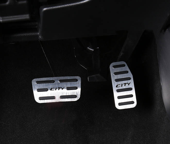 Bộ ốp bọc chân ga, chân phanh cho xe Honda City 2015-2019
