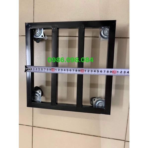 Đế lót chậu trồng cây có bánh xe dễ dàng di chuyển bằng sắt sơn tĩnh điện
