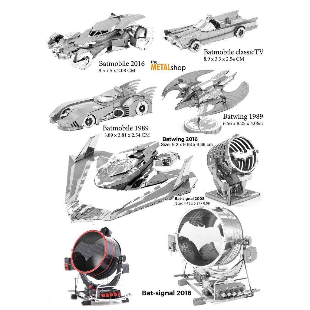 Mô hình lắp ghép kim loại 3d batman