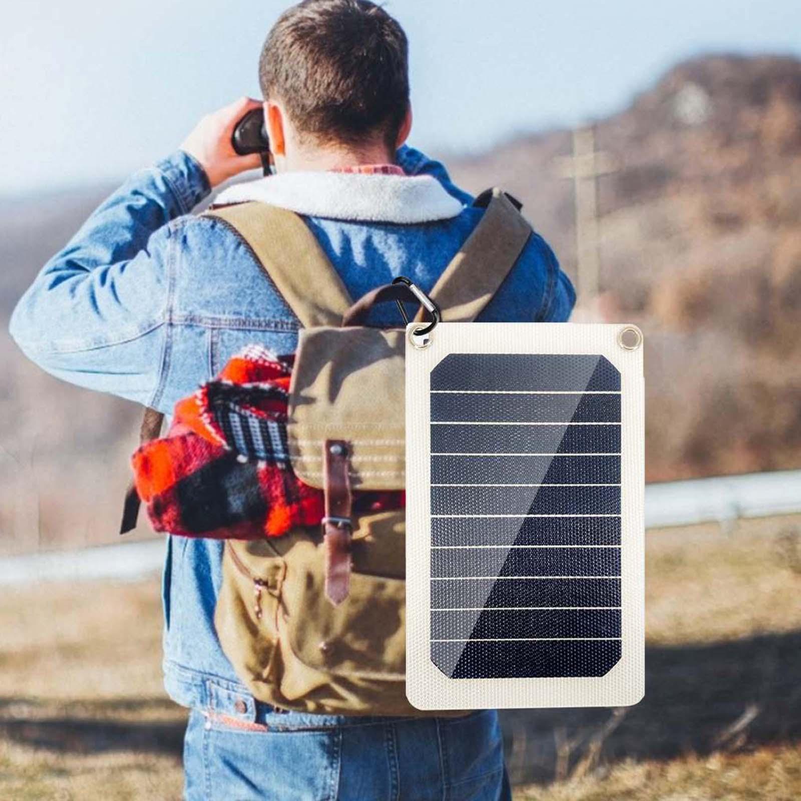 Backpack Solar Panel Charger USB Port for Electronic Products Mobile Phone