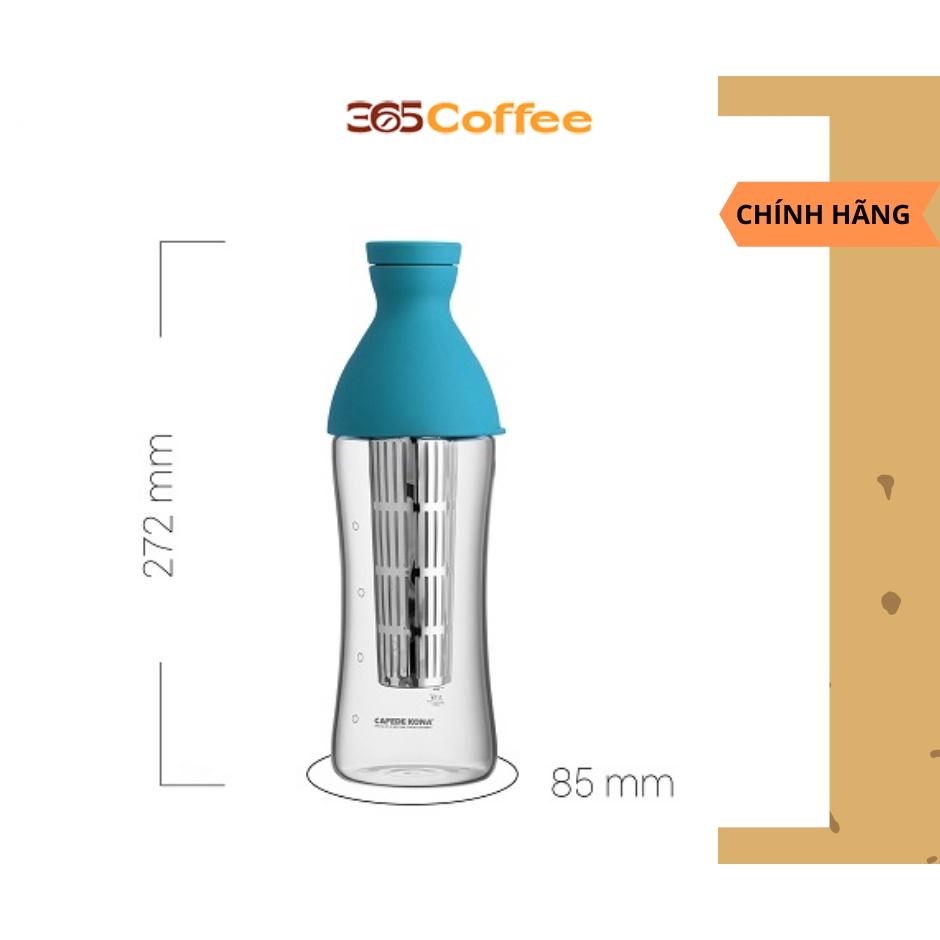 Bình Cold brew pha cà phê, pha trà, detox dạng chai Cafede Kona - chính hãng