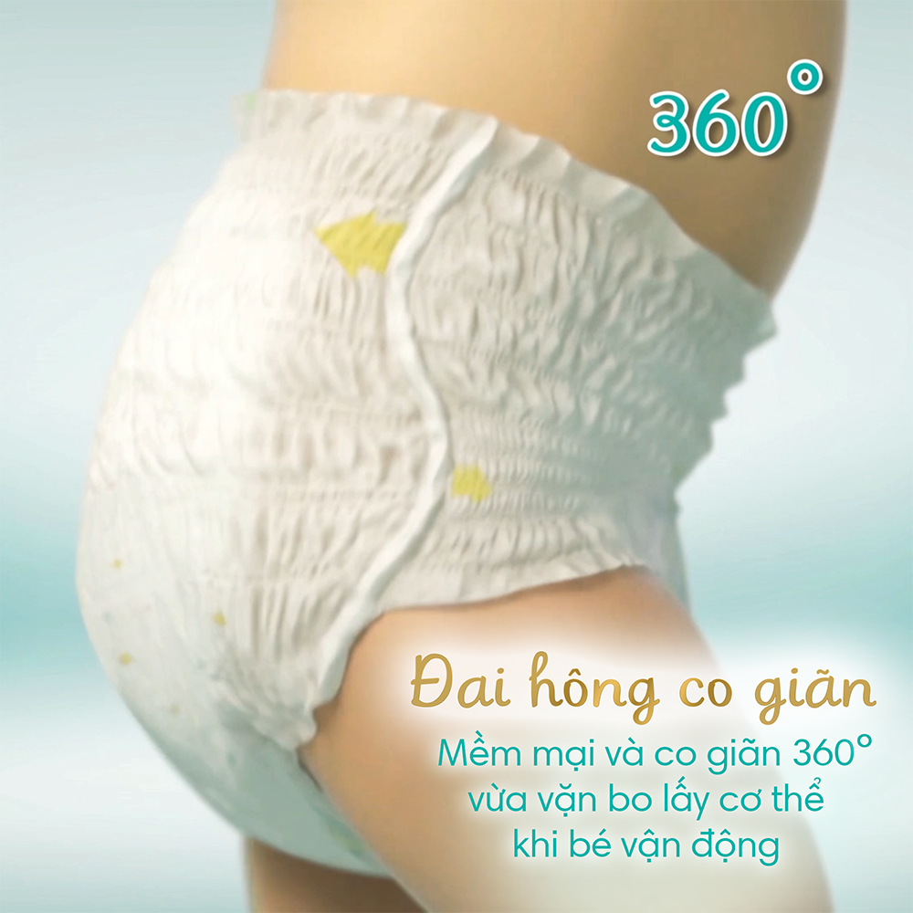 Tã/ Bỉm Dán PAMPERS Nhật Thượng Hạng, Size NB(70 miếng, dưới 5kg)/ S(64 miếng, 4-8kg)/ M(52 miếng, 6-12kg)/ L(42 miếng, 9-14kg), Siêu Mềm Mịn & Thoáng Khí