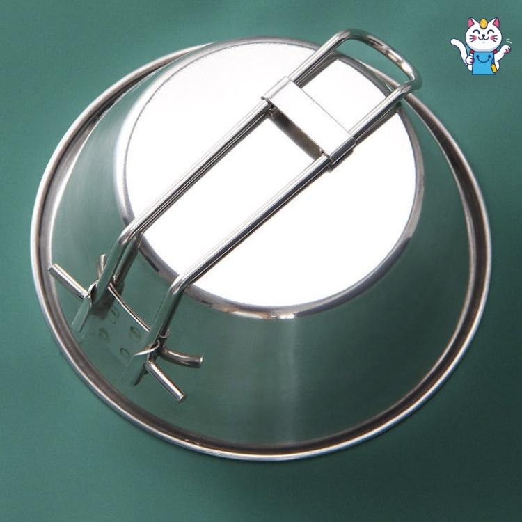 Bát Inox Gập Gọn Có Thể Đun Nấu Nướng Cắm Trại - Dã Ngoại Phượt Bbq Camping