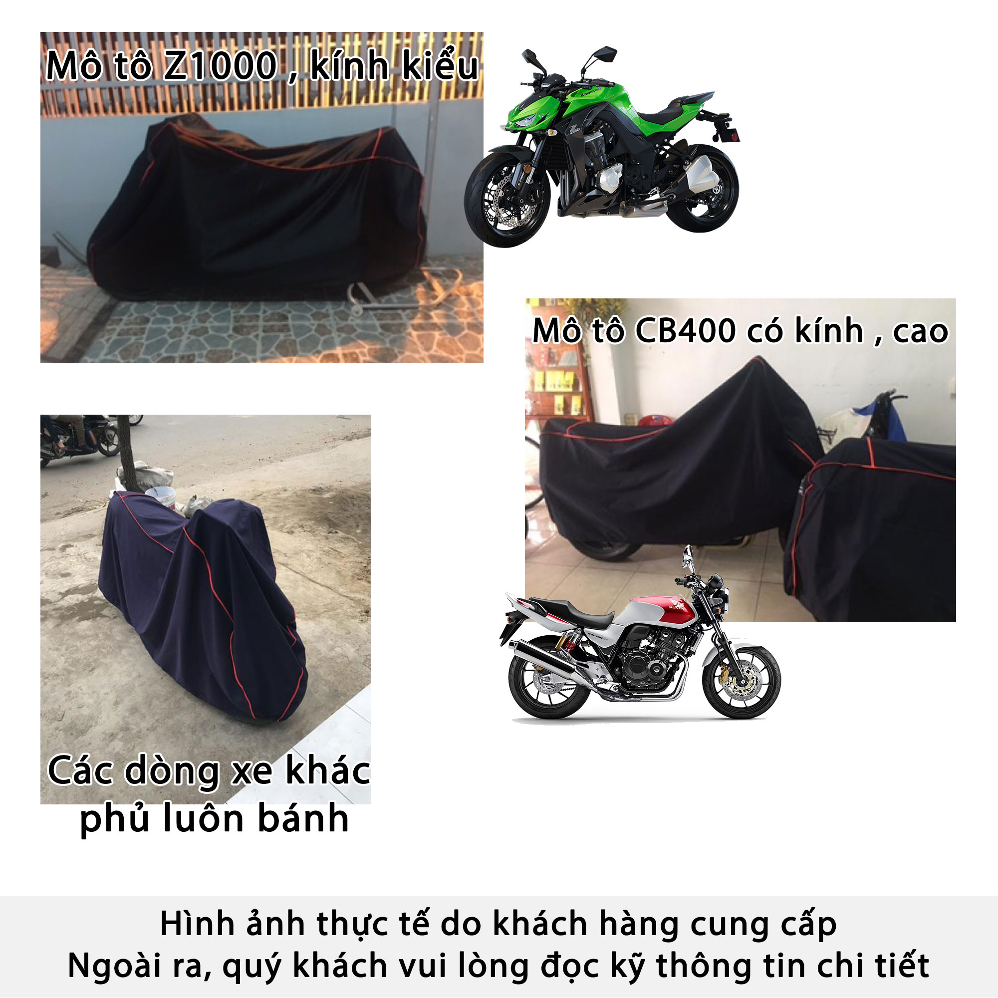 Bạt phủ trùm xe máy che mưa nắng dòng xe lớn SH, Moto - MS-ShopNCC-BatXeMay