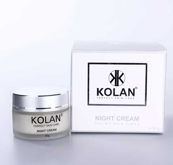 Kem Dưỡng Trắng Da Ban Đêm Bạc KOLAN Night Cream Silver 30g