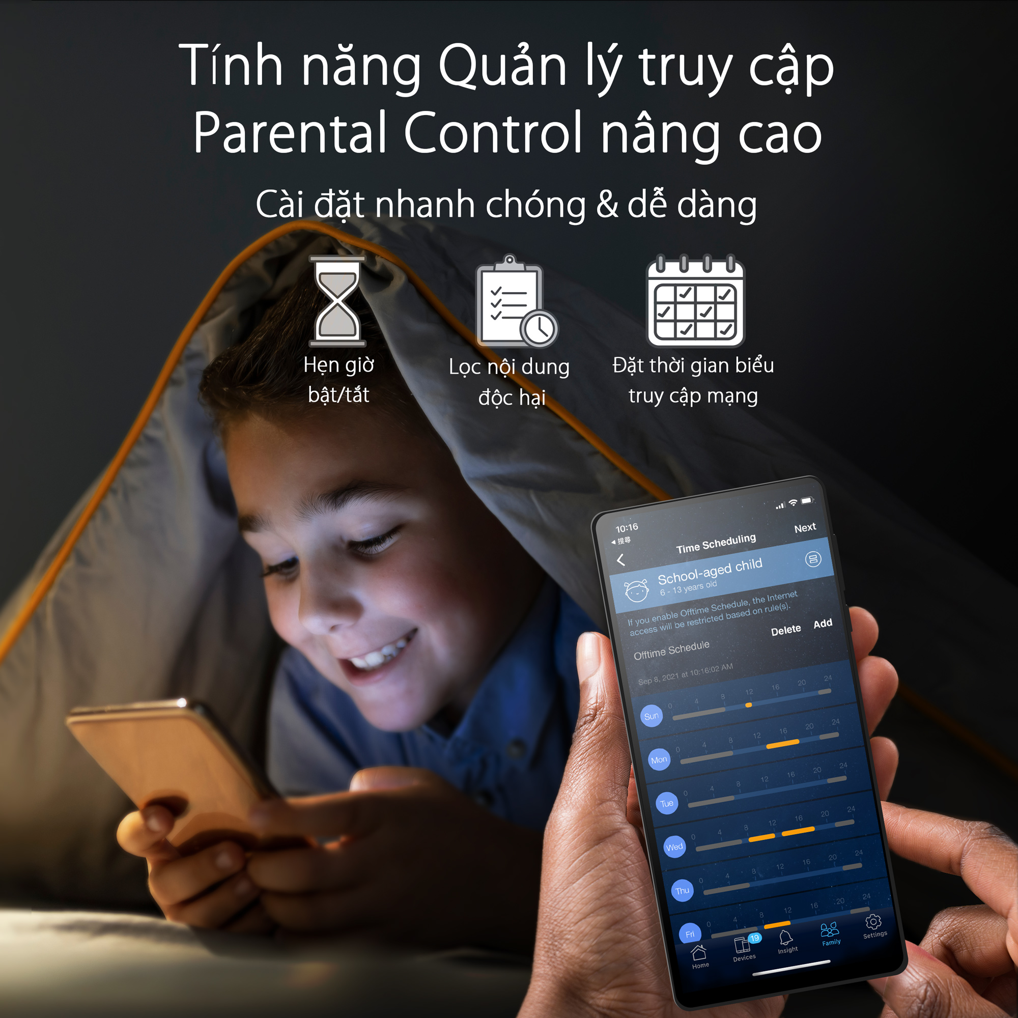 Gaming Router Wifi Asus RT-AX3000 Dual Band WiFi 6 AX3000 Băng Tần Kép AiMesh AiProtection MU-MIMO OFDMA - Hàng Chính Hãng