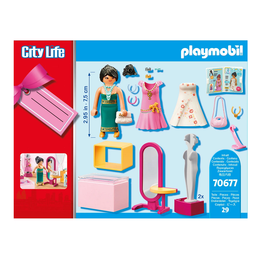 Đồ chơi mô hình Playmobil Cửa hàng phụ kiện thời trang 29 pcs