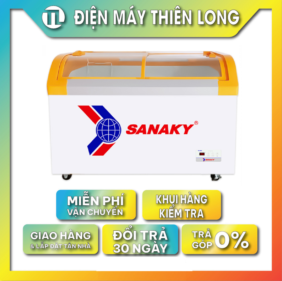 Tủ đông Sanaky VH-4899K3B 350 lít - Hàng chính hãng